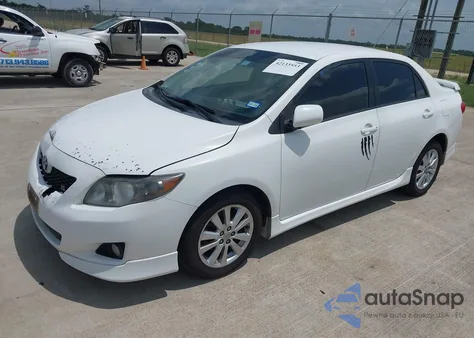 2010 Toyota Corolla S z USA, uszkodzony, nr VIN 1NXBU4EE9AZ349625